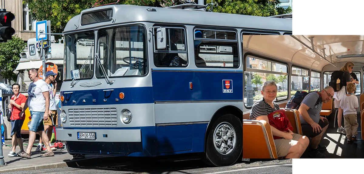 Egy régi Ikarus busz